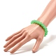 10MM Imitation Jade Glass Round Beads Stretch Bracelet for Women BJEW-JB07422-2