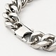 201 Stainless Steel Curb Chain Bracelet for Men Women BJEW-H550-06A-P-3