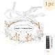 Wedding Party Beach Bridal Decorative Hair Accessories OHAR-WH0021-03A-2