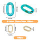 SUPERFINDINGS 200pcs Acrylic Linking Rings Chain 6 Colors Open Quick Link Ring Plastic Connectors Imitation Gemstone Oval Linking Chians for Necklace Phone Decoration DIY Jewelry Making OACR-FH0001-045-2