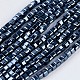 Chapelets de perles en verre électroplaqué X-EGLA-F121-FP01-1