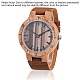 Zebrano деревянные наручные часы WACH-H036-21-1