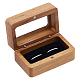 Деревянные магнитные шкатулки для хранения подарков с запонками и крышкой на петлях WOOD-WH0062-27A-2