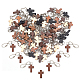 Nbeads 80 piezas colgantes de cruz de madera DIY-NB0007-52-4