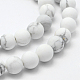 Chapelets de perles en howlite naturelle G-F518-22-10mm-3