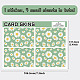 Etiquetas engomadas impermeables de la tarjeta del plástico del pvc DIY-WH0432-011-2