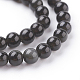 Natural Obsidian Beads Strands X-G-G099-4mm-24-3