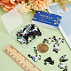 SUNNYCLUE 32Pcs 2 Styles Fish Charms Bulk Cat Charm Black Cats Fishes Assorted Animal Alloy Enamel Geometry Cute Kitty Ocean Charms for Jewelry Making Charms DIY Necklace Earrings Decoration Crafts ENAM-SC0003-96-4