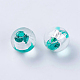 Handgemachte Glasperlen Silberfolie LAMP-J089-T01-2