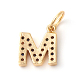Brass Micro Pave Colorful Cubic Zirconia Charms X-ZIRC-F092-01-M-2