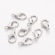 Zinc Alloy Lobster Claw Clasps X-E502Y-NF-1