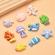 10Pcs 10 Styles Ocean Theme Opaque Resin Cabochons RESI-YW0001-53-5