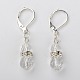 Dangling Glass Beads Earrings EJEW-JE01082-2