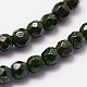 Synthetic Green Goldstone Beads Strands G-N0178-04-4mm-3