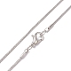 Ожерелья с подвесками в форме сердца и полыми натуральными драгоценными камнями NJEW-JN04594-6