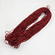 Braided Imitation Leather Cords LC-S005-061-2
