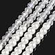 Colliers en perles de verre abacus à facettes NJEW-K077-03A-2