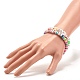 Ensemble de bracelets extensibles en perles heishi en argile polymère faits à la main BJEW-JB07329-5