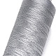 ナイロンメタリック糸  刺しゅう糸  6プライ  銀  0.4mm  約699.91ヤード（640m）/ロール MCOR-T002-01B-02-4