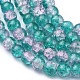 Crackle Glass Beads Strands X-CCG-Q002-8mm-06-3