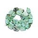 Chapelets de perles en chrysocolle et lapis lazuli naturelles G-F725-09-2