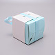 Quadratische Bonbonboxen aus Papier CON-WH0084-10-4