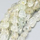 Granos de cristal de cuarzo natural hebras G-F637-25-1