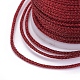 ポリエステルメタリック糸  暗赤色  1mm  約7.65ヤード（7m）/ロール OCOR-G006-02-1.0mm-16-3