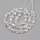 Chapelets de perles en cristal de quartz naturel X-G-Q952-09-8x10-2