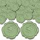Craspire 25pcs autocollants de sceau de cire adhésive DIY-CP0009-11B-11-1
