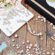 Aricraft 150 pièces 5 styles de perles de strass pavées en argile polymère CLAY-AR0001-29-3