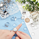 Kit de fabricación de anillos ajustables de cúpula en blanco diy dicosmetic DIY-DC0001-80-2
