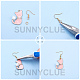 Sunnyclue DIY Ohrring machen DIY-SC0011-55-5