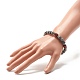 Stretch-Armband mit natürlichen Sesam-Jaspis-Perlen für Frauen oder Männer BJEW-JB07732-05-3