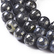 Brins de perles d'azurite naturelle G-F665-02-6mm-2
