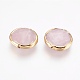 Perles de quartz rose naturel G-O168-02-2