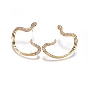 Серьги латунные гвоздики KK-I648-12G