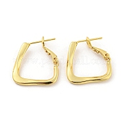 Серьги-кольца из латуни для женщин EJEW-K263-24G
