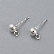 Шариковая серьга-гвоздик из нержавеющей стали 304 STAS-H410-10S-B