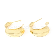 Круглые серьги-гвоздики из латуни EJEW-K251-19G