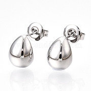 Серьги-гвоздики из нержавеющей стали 304 EJEW-P258-29P