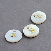 Подвески из пресноводных оболочек SSHEL-S249-X