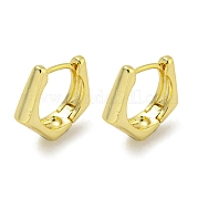Brass Hoop Earrings EJEW-L211-010S-G