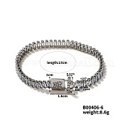 Великолепные латунные браслеты-цепочки с фианитами TI3950-6