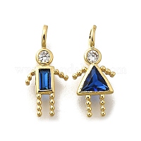 Латунные микро проложить кубического циркония подвески&nbsp;KK-D339-02G-09