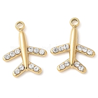 Placcatura ionica (ip) acciaio inossidabile 304 con ciondoli in strass&nbsp;STAS-Q345-12G
