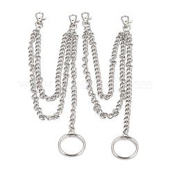 China Factory Alloy Pocket Chain, with Spring Gate Rings, for Belt Loop,  Jeans and Pants 12.2 inch(31cm) in bulk online 