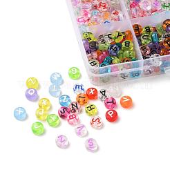 1200шт 4 стиля прозрачные акриловые бусины&nbsp;TACR-YW0001-25