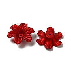 Прорезиненные непрозрачные акриловые колпачки для бусин&nbsp;OACR-H016-07