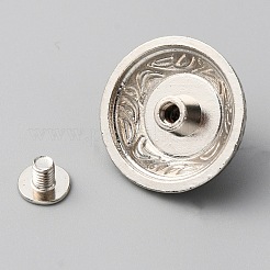 Ziernieten aus Zinklegierung&nbsp;BUTT-WH0028-36B-03